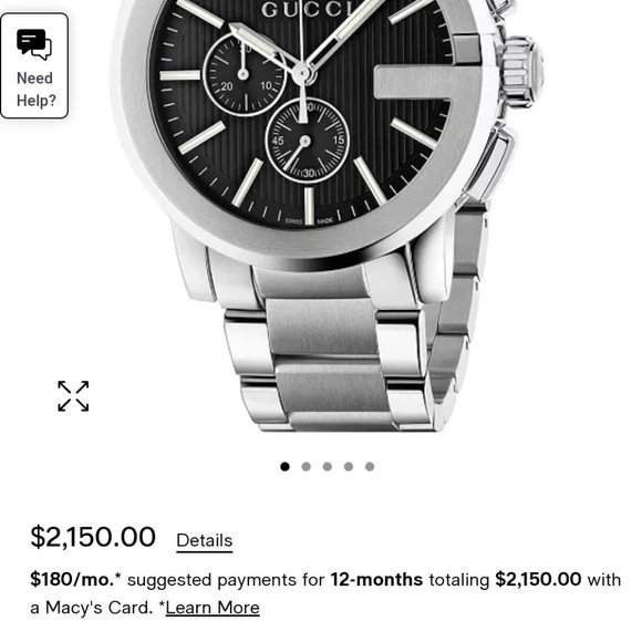 Gucci G-CHRONO WATCH, 44MM YA101204 NO LOW BALL OFFERS! THIS IS PRICED TO SALE! - Picture 12 of 12